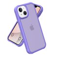 thumbnail image 1 of Decase for iPhone 14 Skin-Feel Translucent Case,Military Grade Anti-Drop Rugged Shockproof and Anti-Yellowing Protection Cover,Anti-Scratch Soft TPU + Hard PC Hybrid Cover for iPhone 14,Purple, 1 of 6