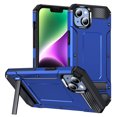 thumbnail image 1 of Decase for iPhone 15 2023 with Hidden Kickstand Case,Drop Proof Hybrid Shockproof Rugged TPU Bumper Hard PC Back Cover Anti-Scratch Case for iPhone 15,Darkblue, 1 of 8
