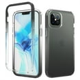 thumbnail image 1 of Decase for iPhone 15 Dual-layer Protection Case,Silm Shockproof Hybrid TPU Bumper Anti-Scratch Crystal Clear Gradient PC Back Cover Drop Proof Protective Phone Case,Black, 1 of 6