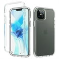 thumbnail image 1 of Decase for iPhone 15 Plus Dual-layer Protection Case,Silm Shockproof Hybrid TPU Bumper Anti-Scratch Crystal Clear Gradient PC Back Cover Drop Proof Protective Phone Case,Clear, 1 of 6