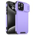 thumbnail image 1 of Decase for iPhone 15 Pro Case Compatible with Mag-safe, PC+TPU Back Cover Magnetic Case with Slide Camera Cover, Slim Case for Apple iPhone 15 Pro 6.1 inch,Purple, 1 of 8