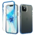 thumbnail image 1 of Decase for iPhone 15 Pro Dual-layer Protection Case,Silm Shockproof Hybrid TPU Bumper Anti-Scratch Crystal Clear Gradient PC Back Cover Drop Proof Protective Phone Case,Blue, 1 of 6