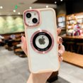 thumbnail image 1 of Decase for iPhone 15 Pro Max Magnetic Clear Case,Compatible with MagSafe,Slim Shockproof Anti-Scratch Drop Proof Non-Yellowing Anti-Fingerprint Clear Back Cover Case,Pink, 1 of 8