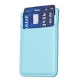 thumbnail image 1 of Decase for iPhone 15 Pro Max/Samsung Galaxy/Google and Most Smartphones Lightweight Universal Cash Wallet/Card Holder/ID Card Holder,Stick on Phone Back Wallet,Blue, 1 of 4