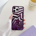 thumbnail image 1 of Decase for iPhone 15 Pro,Stylish 6D Star Pattern Glitter Rugged Clear Phone Cover,Luxury Plating Anti-Scratch Shockproof Protective Shell,for iPhone 15 Pro - darkpurple, 1 of 6