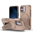 thumbnail image 1 of Decase for iPhone 16 Case with Kickstand, Compatible with MagSafe, Military-Grade Drop Protection Heavy Duty Hybrid Shockproof Rugged Protective Phone Cover for iPhone 16,Desert Gold, 1 of 2