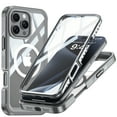thumbnail image 1 of Decase for iPhone 16 Pro Max Cover Military Grade 360 Full Body Protection Built in Screen Protector,Heavy Duty Rugged Hard Armor Compatible with Mag-Safe Cover for iPhone 16 Pro Max,Gray, 1 of 4