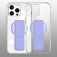 thumbnail image 1 of Decase for iPhone 16 Pro Max Slim Clear Case with Stand Hand Strap,Support Wireless Charging,Shockproof Rugged Dual-Layer Transparent Magnetic Back Cover for iPhone 16 Pro Max,Purple, 1 of 8
