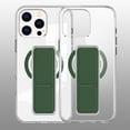 thumbnail image 1 of Decase for iPhone 16 Pro Max Slim Clear Case with Stand Hand Strap,Support Wireless Charging,Shockproof Rugged Dual-Layer Transparent Magnetic Back Cover for iPhone 16 Pro Max,Green, 1 of 8