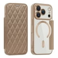 thumbnail image 1 of Decase for iPhone 17 Pro Max Case,Magnetic Clear Wallet Cover with Quilted PU Leather Front,Shockproof Flip Case with Card Slot,RFID Blocking,Mag-Safe Compatible,Desertgold, 1 of 6