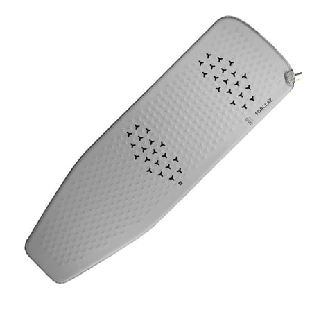 Decathlon MT100 Self Inflating, Insulated Backpacking Sleep Pad, Gray, 1.8 lbs, 70.9" x 20.5"