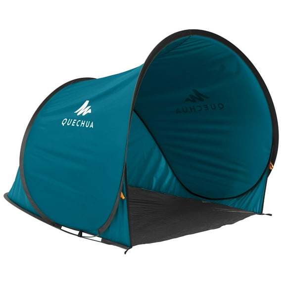 Decathlon Quechua 2 Second Pop Up Sun Shelter Tent, Blue, 1 Person