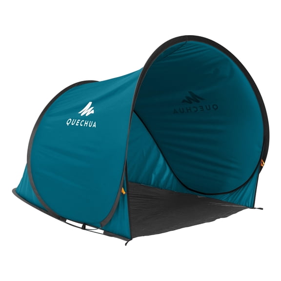 Decathlon Quechua 2 Second Pop Up Sun Shelter Tent, Blue, 1 Person