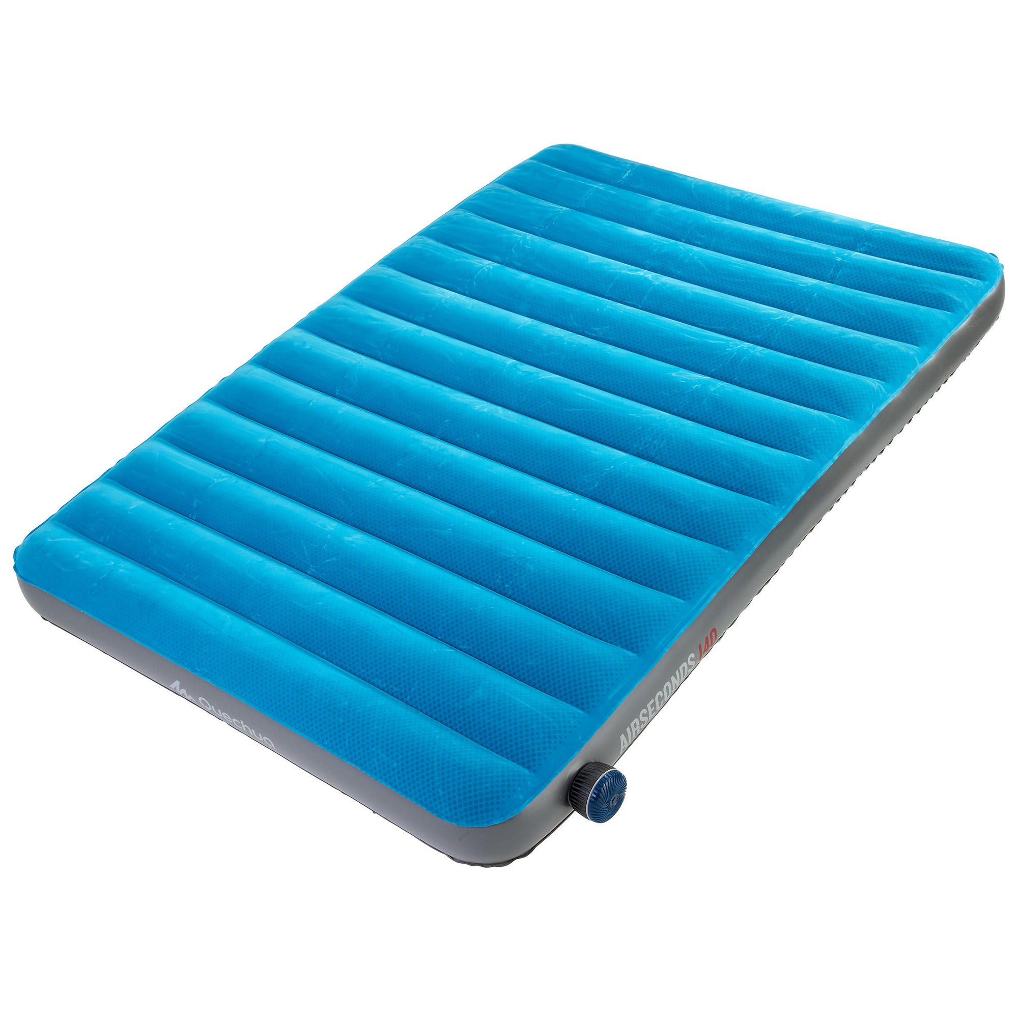Decathlon Quechua Air seconds, 55" Inflatable Camping Mattress, Quick Inflating, 2 Person, Queen, Blue - image 1 of 13