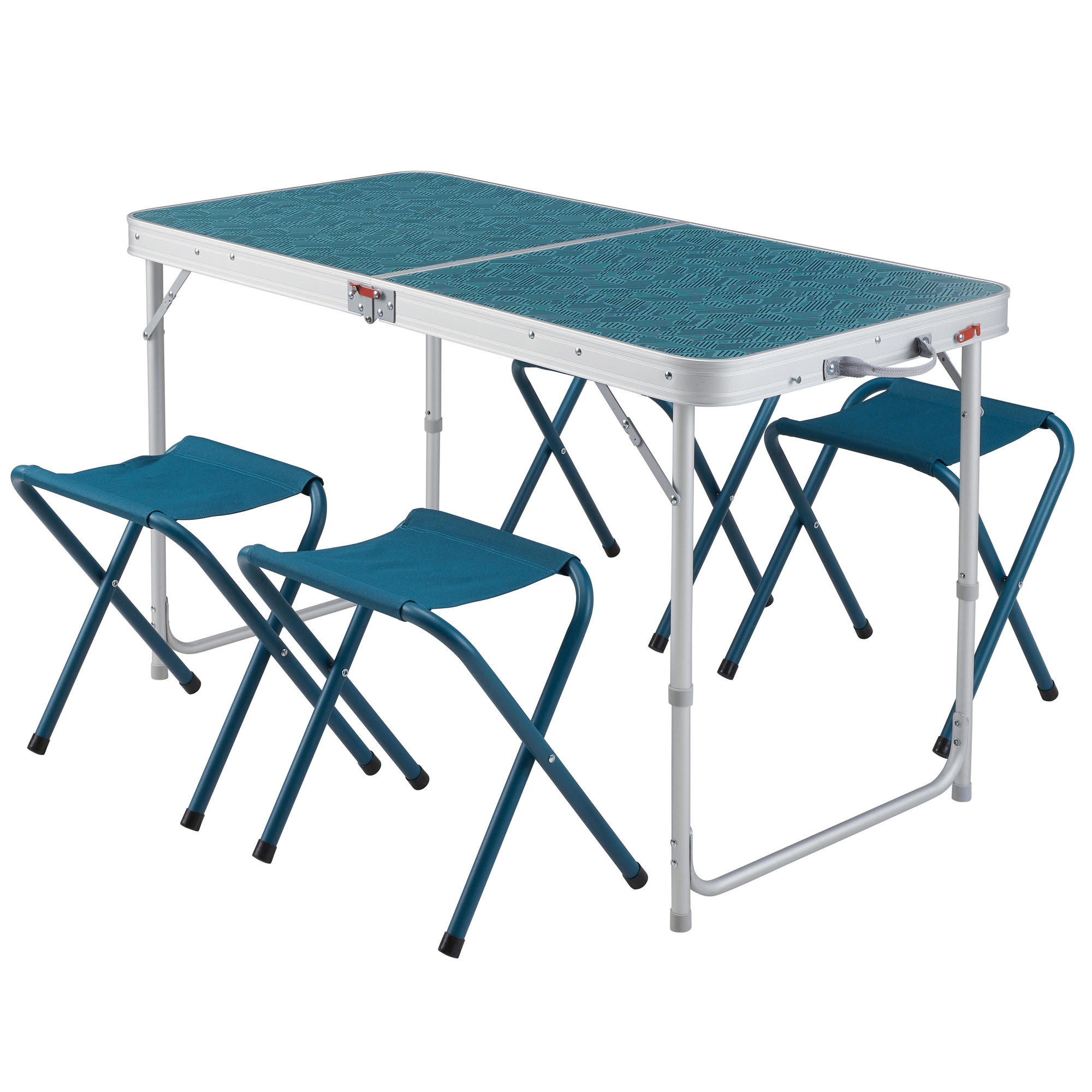 Decathlon Quechua, Camping Folding Table, 4 chairs, Blue - image 1 of 13