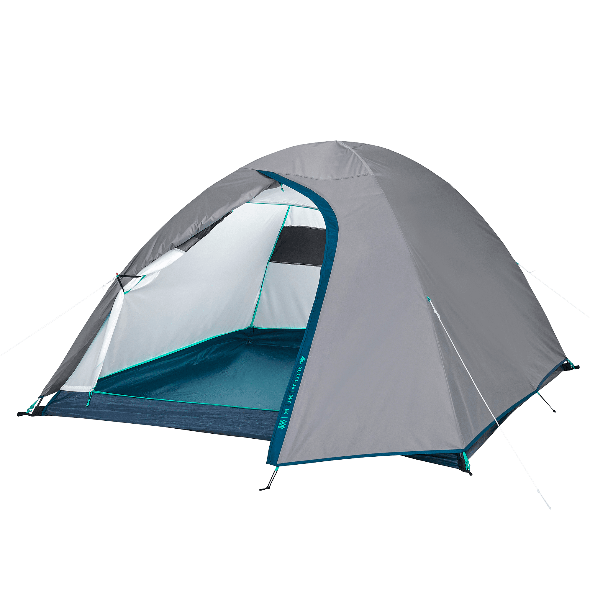 gips Londen oppakken Decathlon Quechua MH100, 3 Person Dome Camping Tent, Waterproof, Gray -  Walmart.com