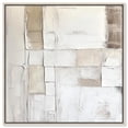 thumbnail image 1 of Decayed Charm Canvas Minimalist Abstract by Art Remedy, Silver Frame, 20" x 20", 1 of 7