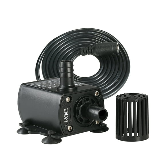 Decdeal Pond Fountain,Submersible 400L/H Lift DC12V 10W Water Pump 5.5 * Female Waterproof Submersible Water Pump 5.5 * 2.1mm BUZHI ADBEN ZDHF mewmewcat