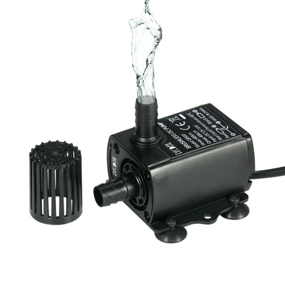 Decdeal Ultra-quiet Mini DC12V 6/10W Brushless Water Pump