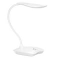 thumbnail image 1 of Decdeal Ultralight White LED USB Rechargeable Dimmable Eye-Caring Desk Lamp Touch Control Table Light with 360° Rotatable Head Flexible Hose for Studying Reading Working Camping, 1 of 4
