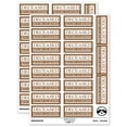 thumbnail image 1 of Deceased Return to Sender Mail Delivery Service Sticker Set - Brown - Matte Finish - 2.00" Large, 1 of 7