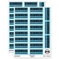 thumbnail image 1 of Deceased Return to Sender Mail Delivery Service Sticker Set - Light Blue - Gloss Finish - 2.00" Large, 1 of 7