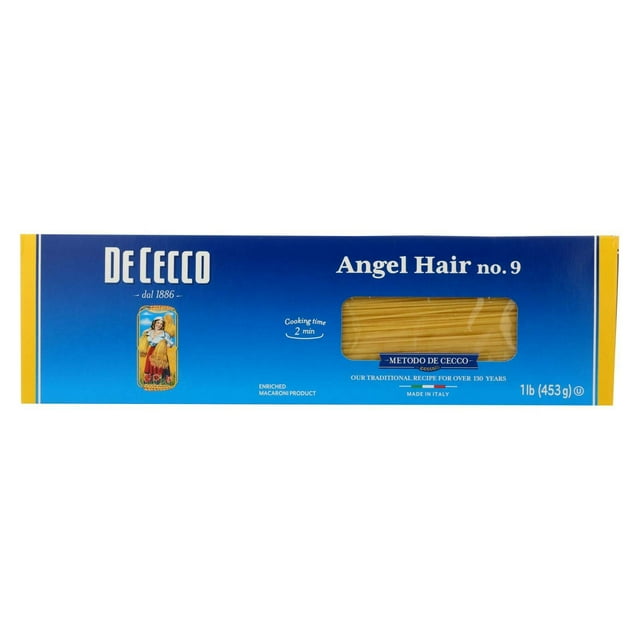 Dececco no.09 Capellini 16 ounce 20 per case.
