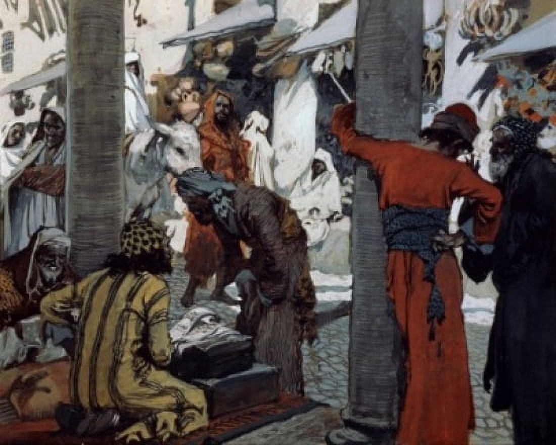 Deceit and Guile Depart Not From Her Streets James Tissot (1836-1902 French) Jewish Museum New York City Canvas Art - James Tissot (24 x 36)