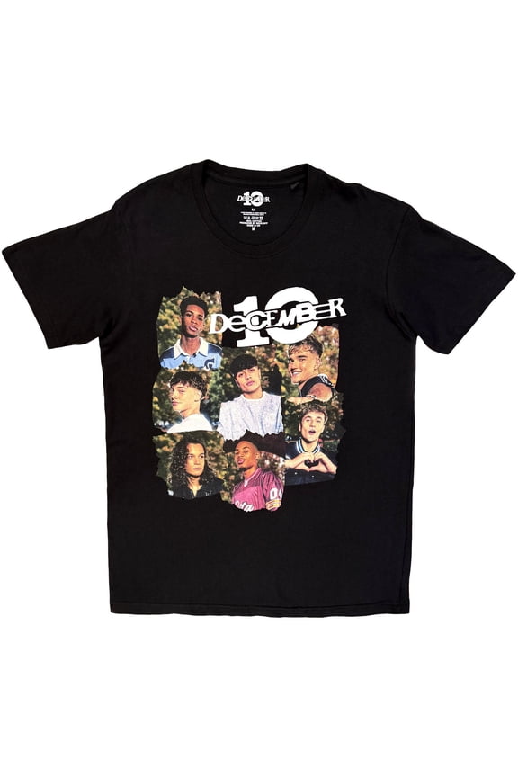 December 10 Ladies T-Shirt: Ripped Frame (Black)
