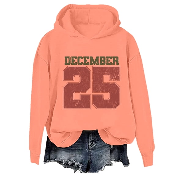 December 25 Hoodie Vintage Retro December 25 Sweatshirt Unisex