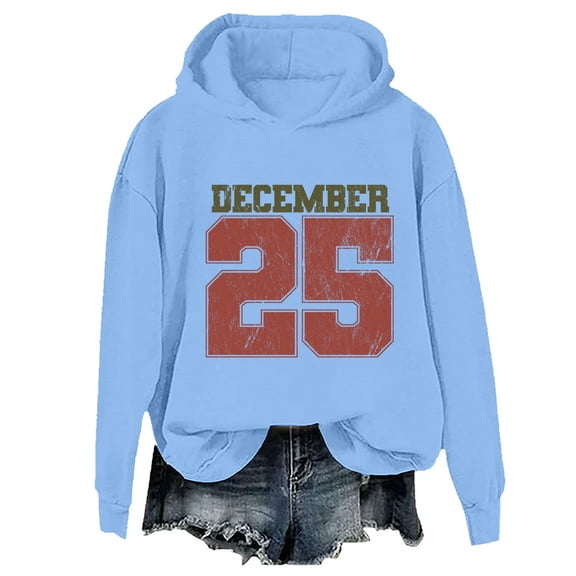 December 25 Hoodie Vintage Retro December 25 Sweatshirt Unisex