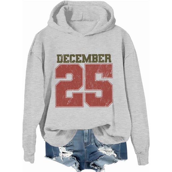 December 25 Sweatshirt & Hoodie, December 25 Shirt, Retro Christmas Shirts Women Man