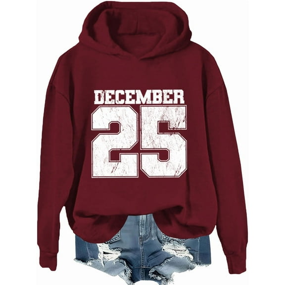 December 25 Sweatshirt & Hoodie, December 25 Shirt, Retro Christmas Shirts Women Man