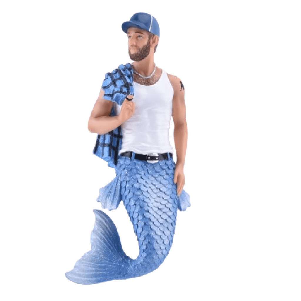 December Diamonds Trucker Merman Ornament - Thumbnail 2