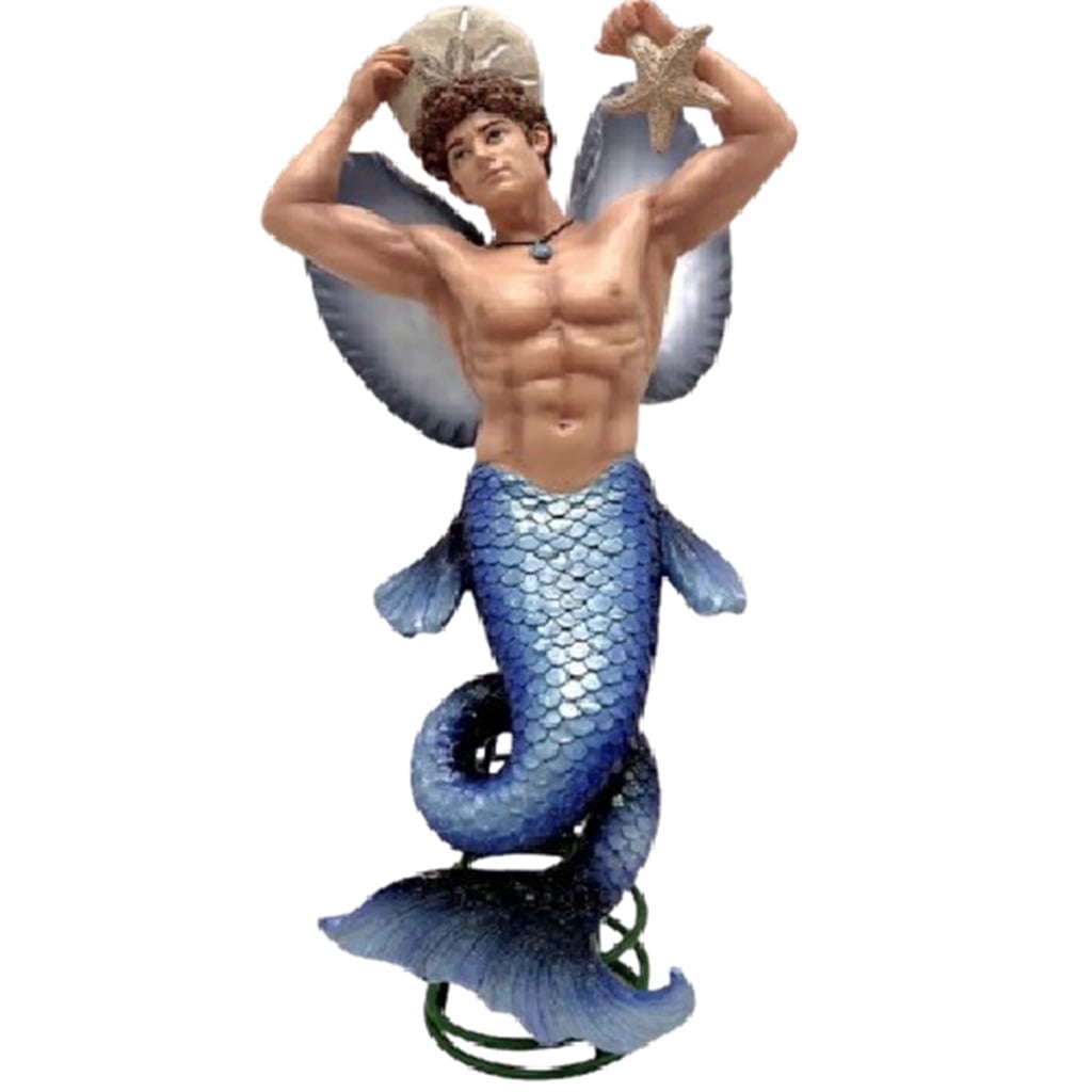 Merman Tree Display December Diamonds 55-55458 Blue Angel Merman Tree Topper - Walmart.com