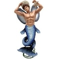 thumbnail image 1 of December Diamonds 55-55458 Blue Angel Merman Tree Topper, 1 of 4