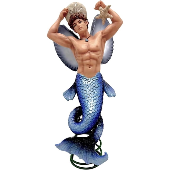 December Diamonds 55-55458 Blue Angel Merman Tree Topper