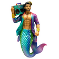 thumbnail image 1 of December Diamonds 55-55470 Big Booming Box Merman Ornament, 7 Inches, 1 of 4