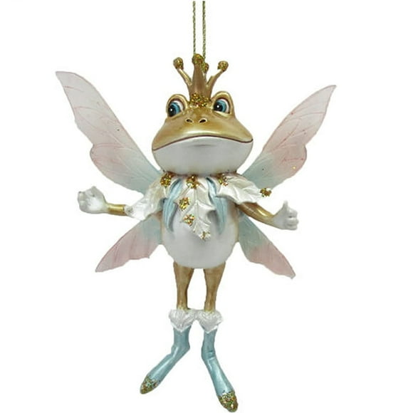 December Diamonds 79-81497 Resin Fairy Frog Ornament 4.75 Inches