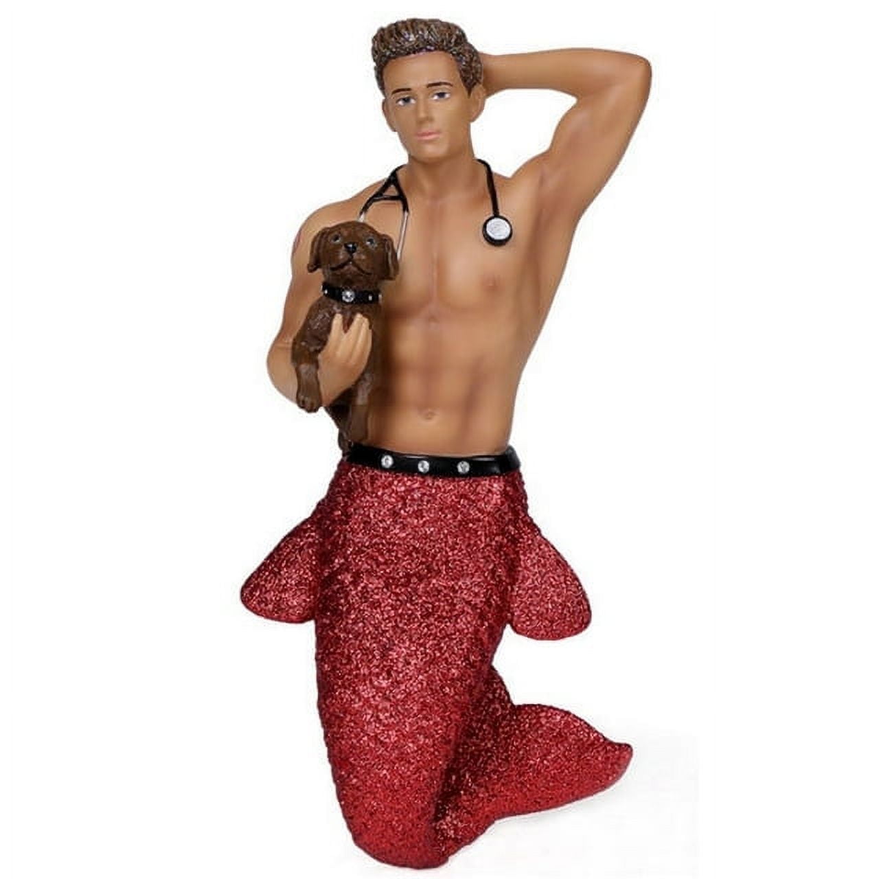 December Diamonds Dr. Pet-A-Vet Merman Ornament - Thumbnail 2
