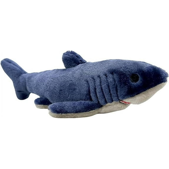 December Pets Shark Plush Tuff Dog Squeaker Toy for Large and Small Breeds