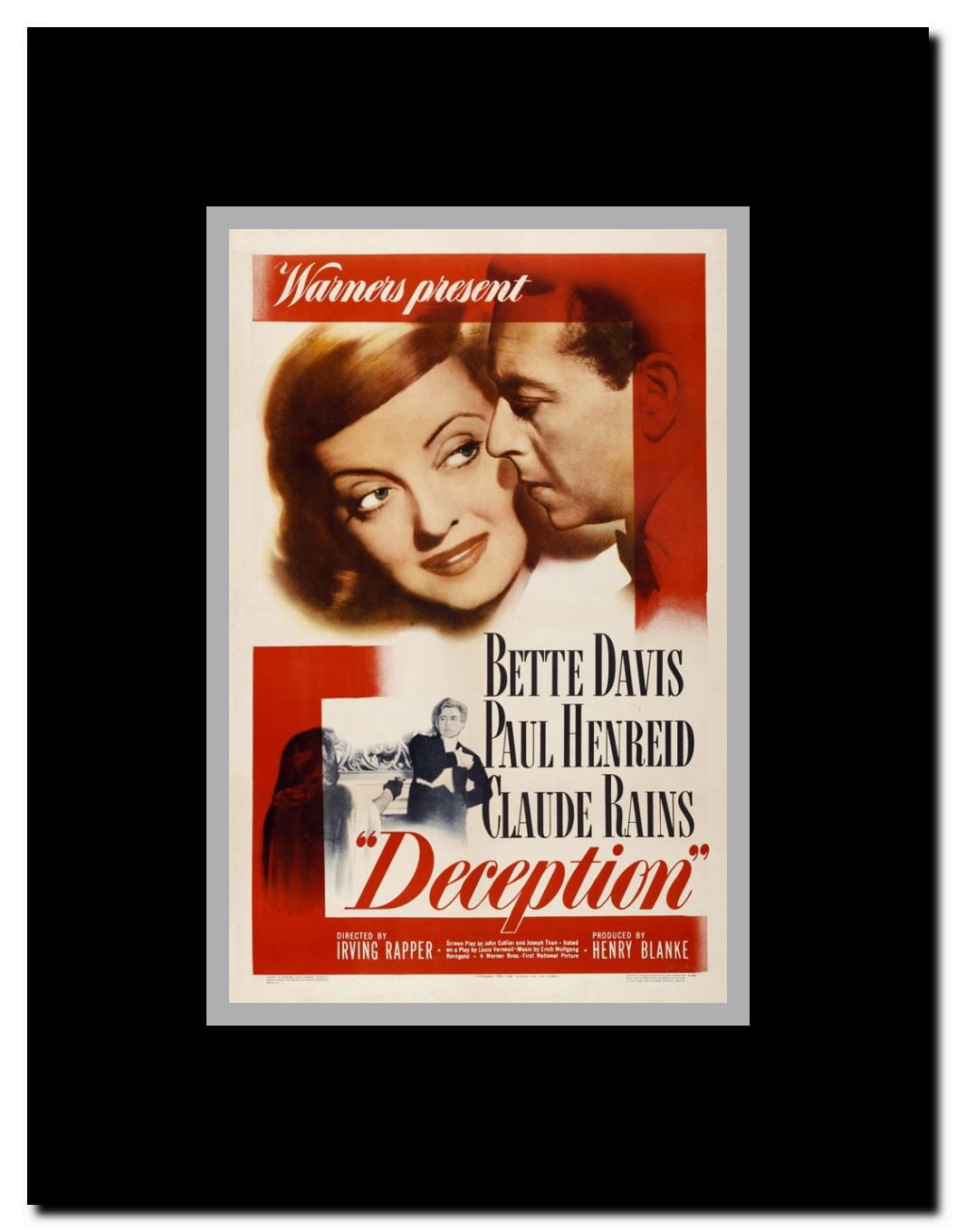 Deception Framed Movie Poster