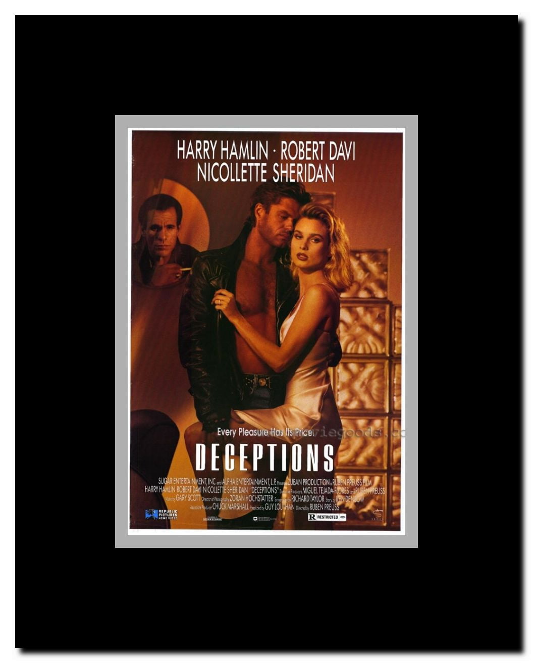 Deceptions Framed Movie Poster
