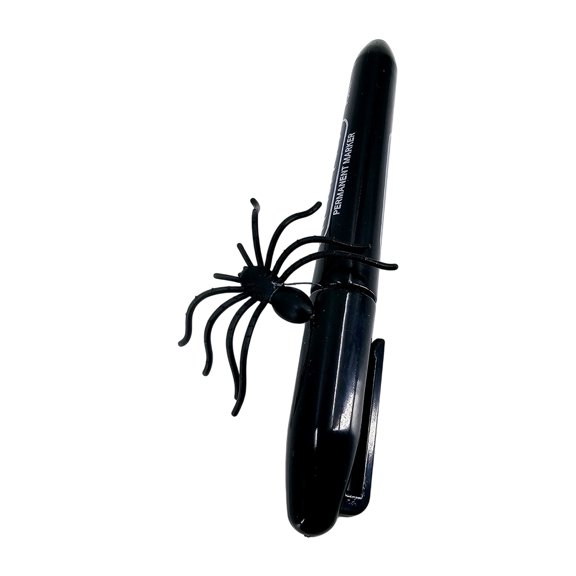 Deceptive False Spiders Pen Jump Gag Gift With Easy Press Design For Humorous Interactions