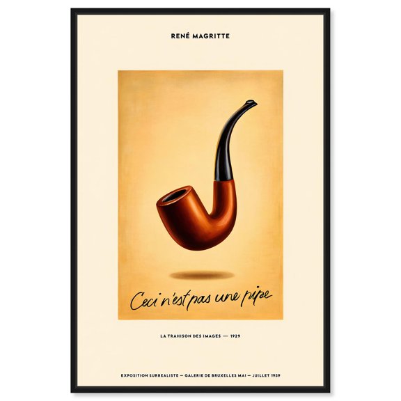 Deceptive Pipe II Canvas Art Collector Poster by Art Remedy, Black Frame, 36 x 54
