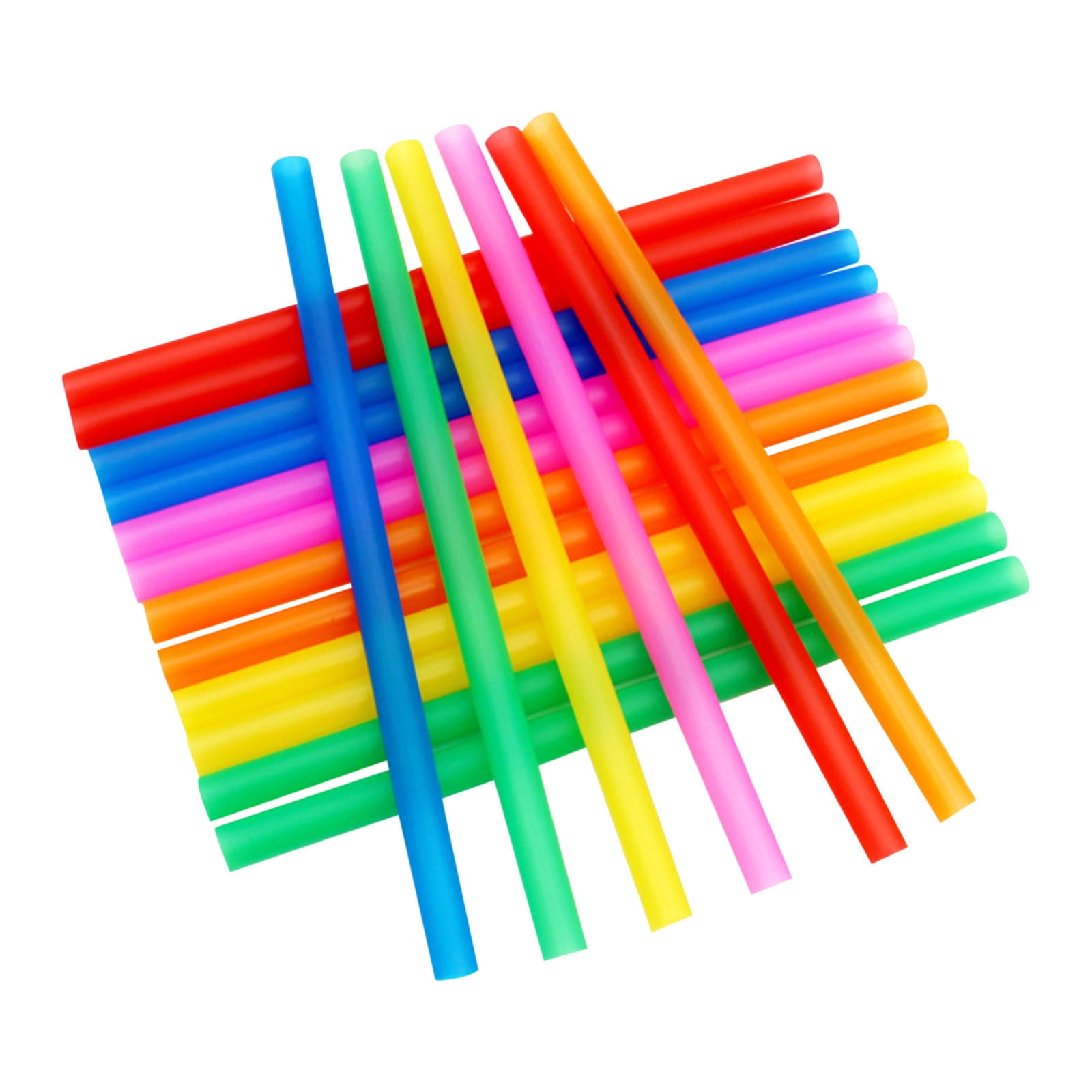 Lot De 400 Pailles Jumbo Transparentes – Pour Smoothies, Milk-shakes, Boissons – Idéal Barbecue