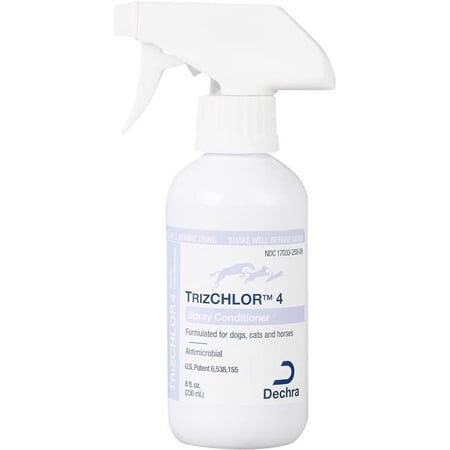 Dechra 192959807790 TrizCHLOR 4 Spray Conditioner for Cats & Dogs, 8 oz