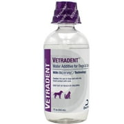 Dechra 192959807936 مضافات مياه Vetradent للكلاب والقطط ، 17 أونصة