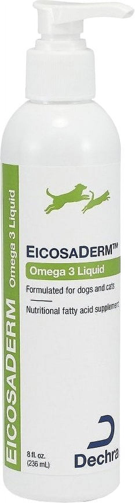 Dechra EicosaDerm Omega 3 Liquid Dog Cat Nutritional Supplement 8 oz