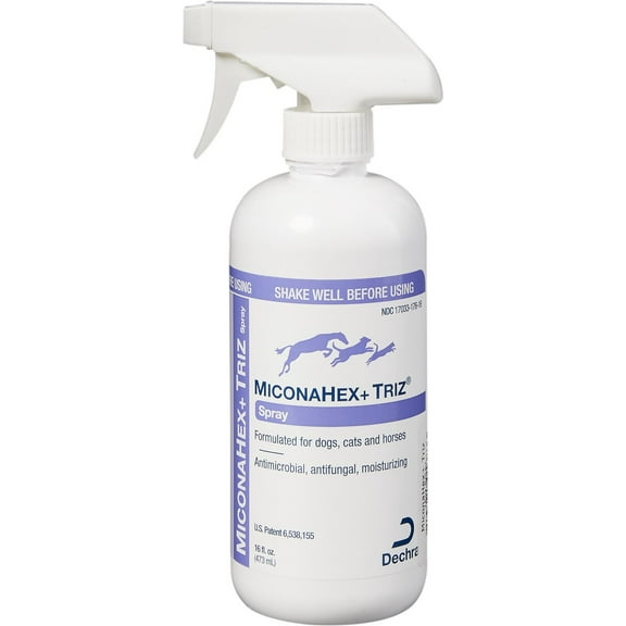 Dechra MiconaHex Triz Spray for Cats and Dogs 16 oz